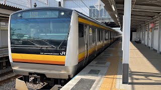JR南武線E233系8000番台横ナハN29編成 西府駅発車