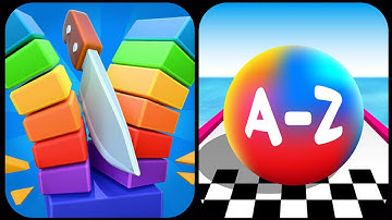 Slice it All vs AZ Run All Levels Speed Run Gameplay Android iOS Ep1