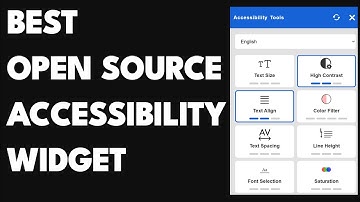 Best Open Source Accessibility Widget for Any Website FREE