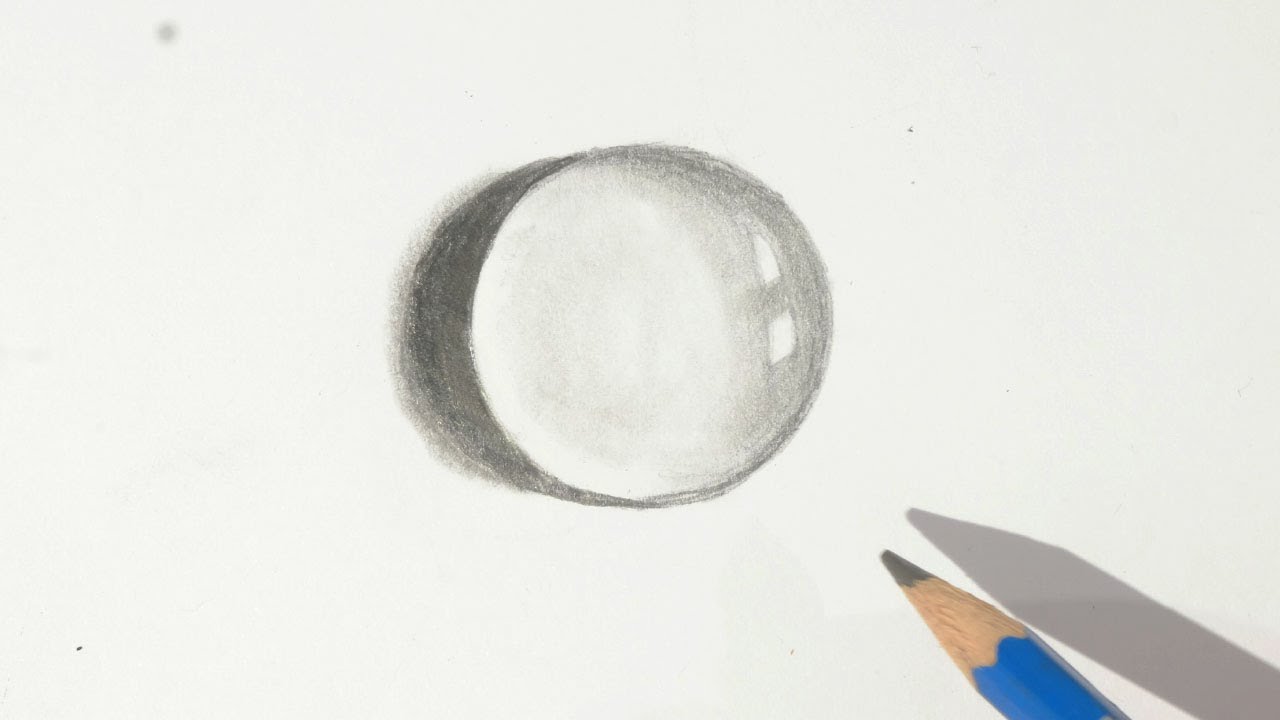 comment dessiner une goutte d'eau facile au crayon - YouTube