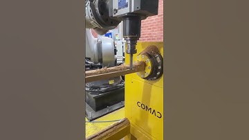Machining robot equipped with a new turning accessory #sprutcamrobot #comac #brazil #brasil #cadcam