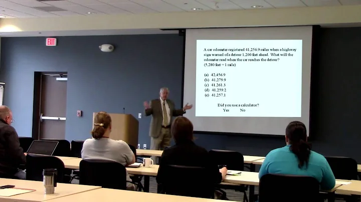 Norman Webb's Math Example Video