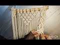 ابدئي المكرميه صح أول جداريه تصنعيها بنفسك خطوه بخطوه بتكلفه 100جنيه فقط Macrame Wall Hanging 
