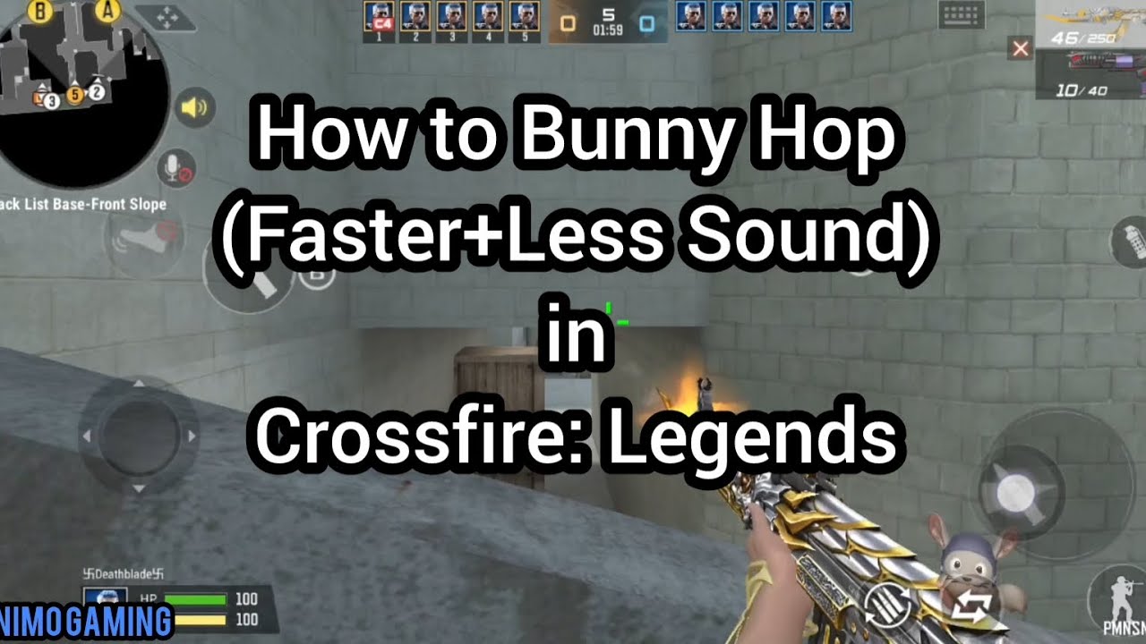 Tutorial How to Bunny Hop in Crossfire: Legends | Almost no Sound + Run Faster!