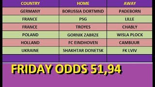 1X2 FOOTBALL BETTING PREDICTIONS - SOCCER TIPS - TODAY'S PREDICTIONS