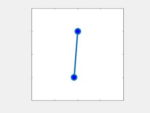 Pendulum animation motion with damping