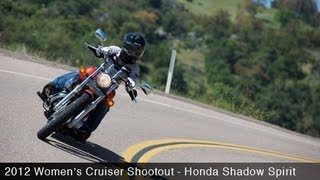 MotoUSA Women's Cruiser Shootout:  2012 Honda Shadow Spirit