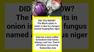 that has a toxin called Ochratoxin that harms kidneys and liver. Peel it off #shorts
