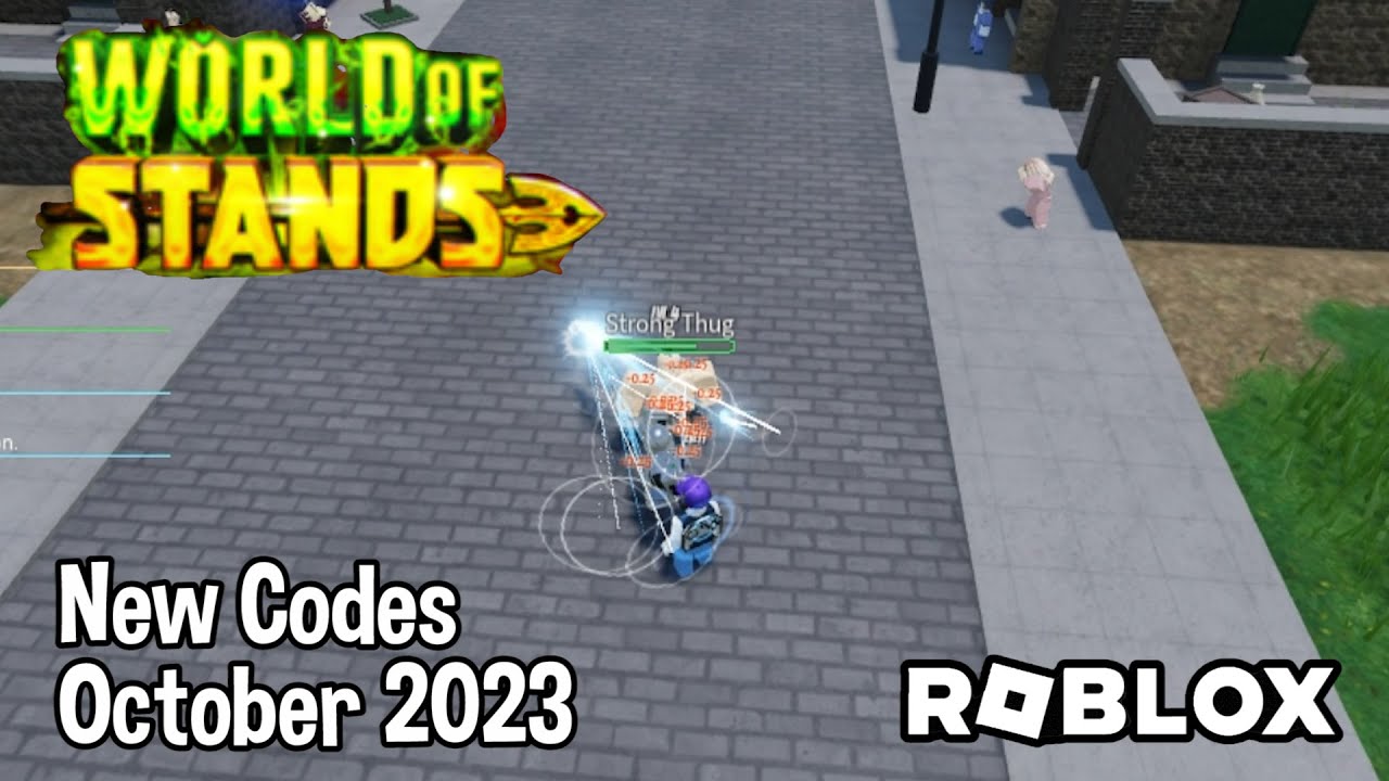 World Of Stands Codes (December 2023) - Roblox