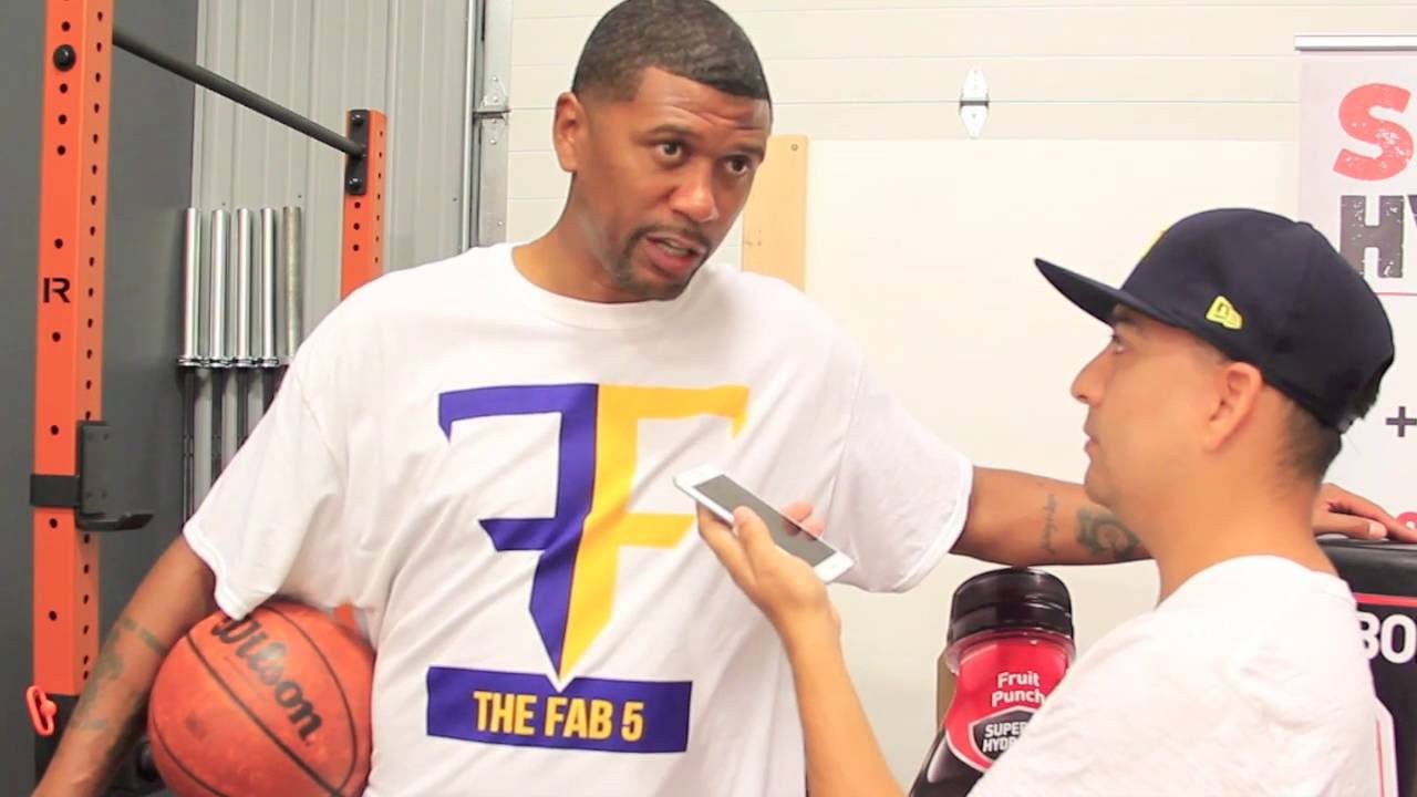 Jalen Rose, Juwan Howard, Jimmy King & Ray Jackson At Fab 5 Basketball Camp – iFolloSport.com