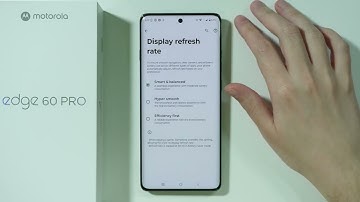 Motorola Edge 60 Pro: How to Enable 120 Hz Display Refresh Rate