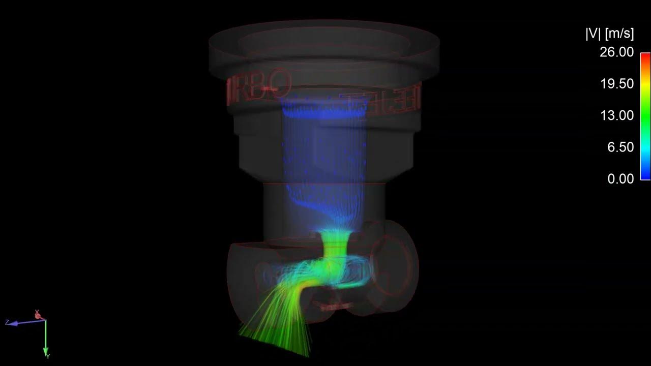 Turbo TeeJet (TT) Flow Simulation - YouTube