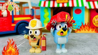 BLUEY is a Hero! 🔥 | Lessons For Kids | Pretend Play with Bluey Toys