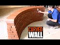 Building a Curved Brick Wall