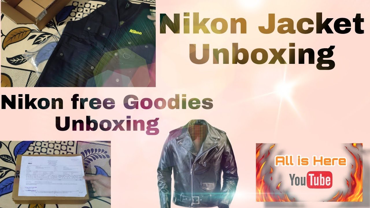 Nikon Jacket Unboxing || Nikon free Goodies Unboxing || Free Jacket Unboxing