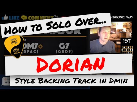 🎸 How to Solo Over Backing Tracks | D Dorian Backing Track