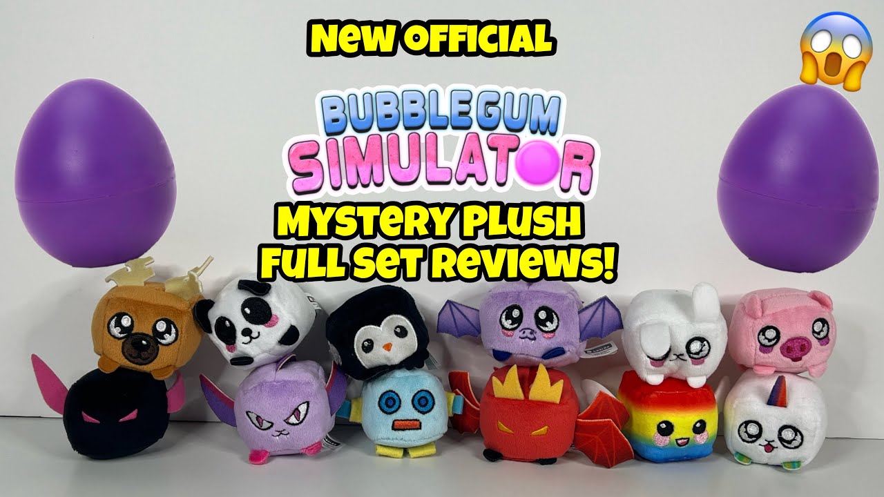 Roblox Action Collection - Micro Plush Series 1 Bubble Gum Simulator  Mystery Pack [Includes Exclusive Virtual Item]