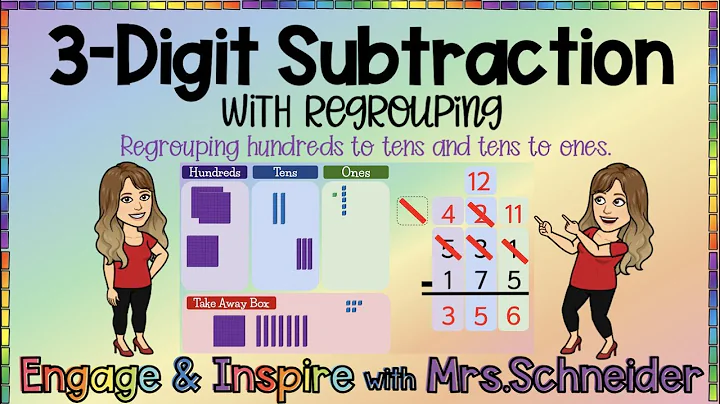 3 -Digit Subtraction WITH Regrouping (Hundreds to tens and tens to ones)