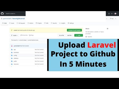 How To Upload Laravel Project To Github Tutorial - Step By Step (2022)