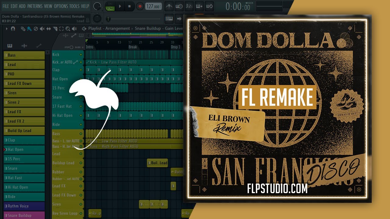Dom Dolla - San Frandisco Eli Brown Remix Fl Studio Remake