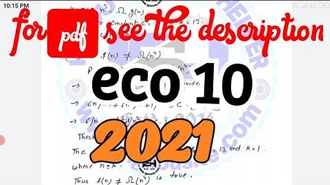 eco 10 solved assignment 2020-21 in English
