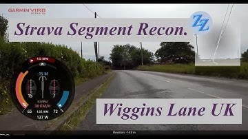 ZwiftZone - Strava Segment Recon. - Wiggins Lane Sprint - northwest UK - 04/07/2019
