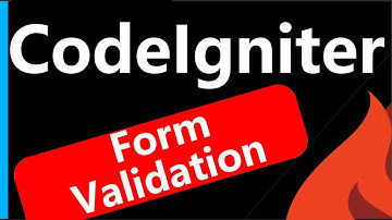 Creando un formulario en CodeIgniter 3 - Validar datos🔥 #9