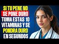 Las unicas 10 vitaminas que destapan las venas del pene despues de los 60 y no conocias