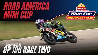 Gp 190 Race 2 Sunday At Road America 2026 | Motoamerica | Day 2