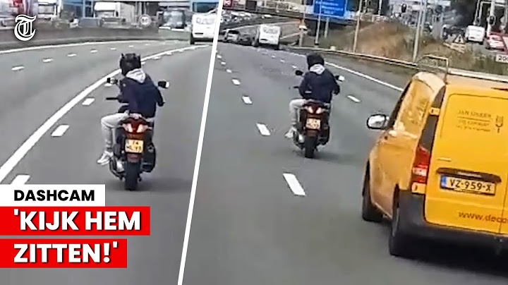 Motorrijder daagt uit op snelweg bij Amsterdam
