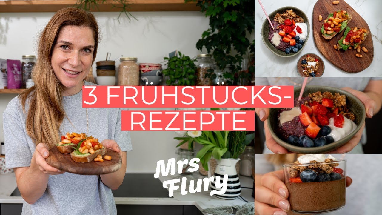 3 PROTEIN Frühstücksrezepte ohne Soja - gesund und vegan Mrs Flury