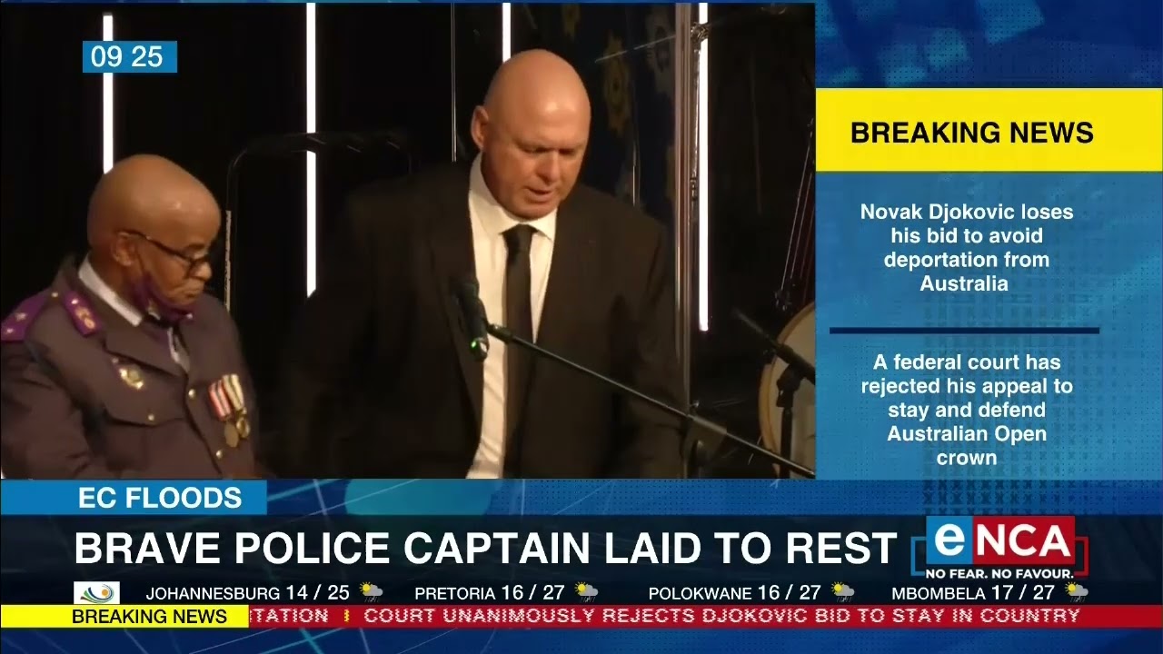 EC Floods | Brave police captain laid to rest