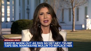 Trump fires DHS secretary Kristi Noem, replaces her with Sen. Markwayne Mullin