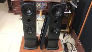 Đôi loa anh 🇬🇧 KEF Q50. Giá chưa đến 7tr mà nghe hay quá👌 luxman L309.Cavinvga-D7👉0845.992.992👈