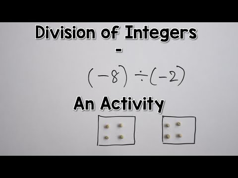 Division of Integers | An innovative activity