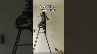 Lloyd Inverter AC reinstallation || AC की फिटिंग कैसे करें || ak tech Ashok #repair #airconditioner