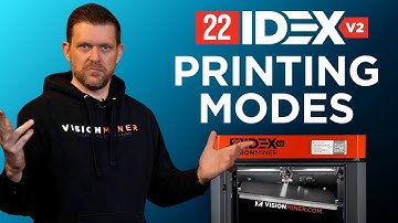 Printing Modes: Duplication and Mirror modes on the 22 IDEX v2 High-Temp 3D Printer