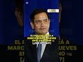 El papa recibirá a Marco Rubio el jueves en el Vaticano