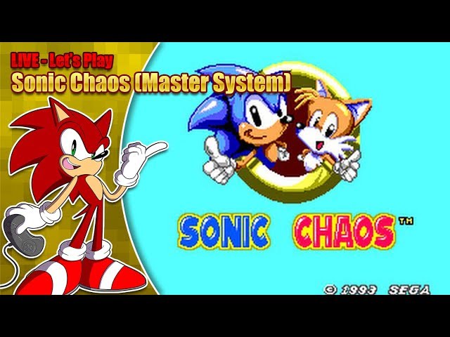 Play Sonic the Hedgehog Chaos on Master System