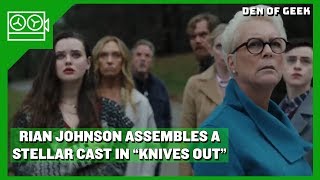 Knives Out  Rian Johnson Katherine Langford And Jaeden Martell Interview
