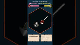 🌸 Samurai VS Guardsman 🛡️ Weapon Ball Fight! #animation #fighting #satisfying #simulator #fantasy