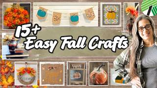 15+ Fall DIY Home Decor🧡Dollar Tree Budget Crafts