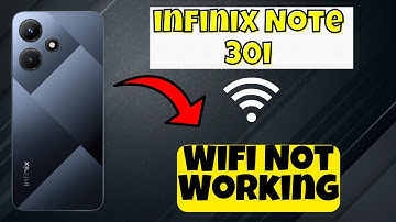 Wifi Not Working infinix Note 30i || How to solve wifi issues || Wifi problem solved