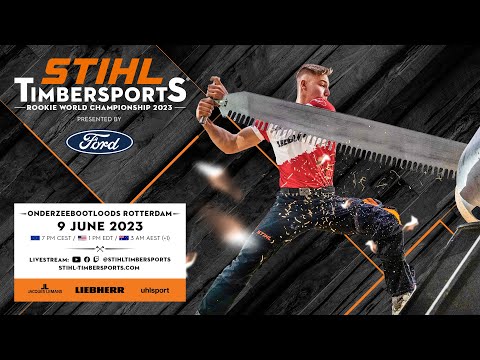 STIHL TIMBERSPORTS® Rookie World Championship 2023 (German commentary)