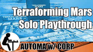 Terraforming Mars Solo Playthrough: Automa w/ Corp