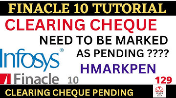 FINACLE 10 Tutorial || HMARKPEN Menu || Finacle10 || Learn and gain
