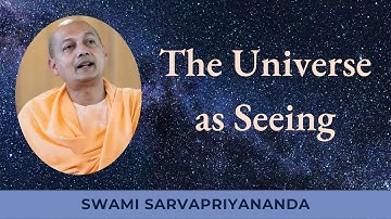 The Universe as Seeing | Swami Sarvapriyananda