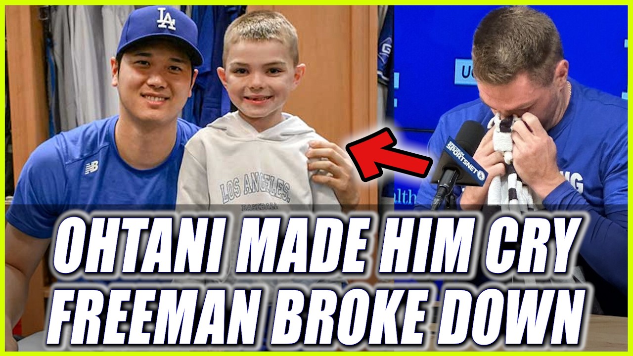 Freddie Freeman Breaks Down in Tears After Ohtani’s Incredible Gesture【shohei/ohtani/MLB/Dodgers】