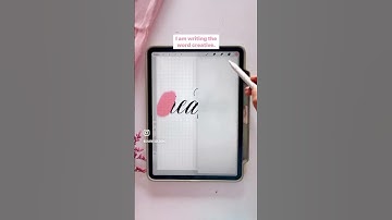 Ombré lettering tutorial💕 #calligraphyart #caligrapghy #procreate #procreateart #ipadpro