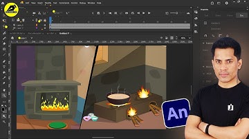 Adobe Animate Course Online | Fire Effect Animation | 2D Animation Software| @LearnAnimationHindi